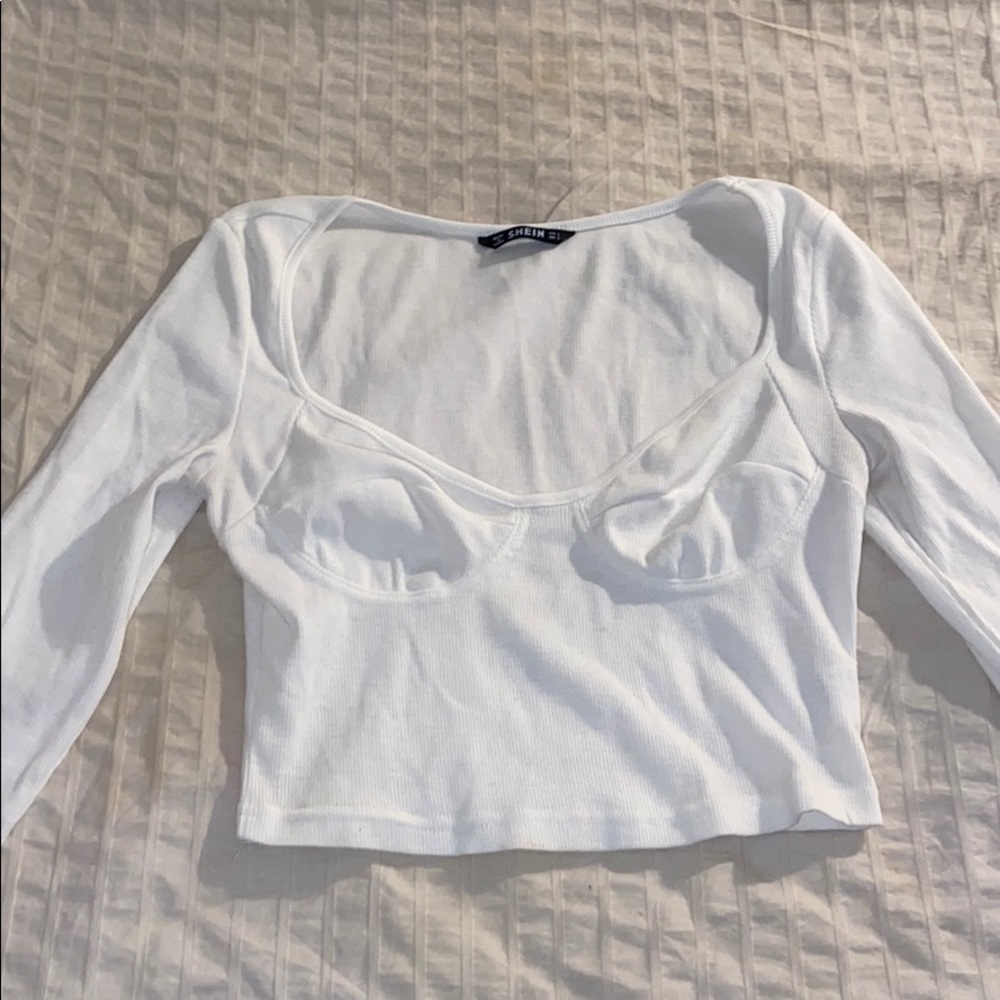 Long sleeve white shirt!